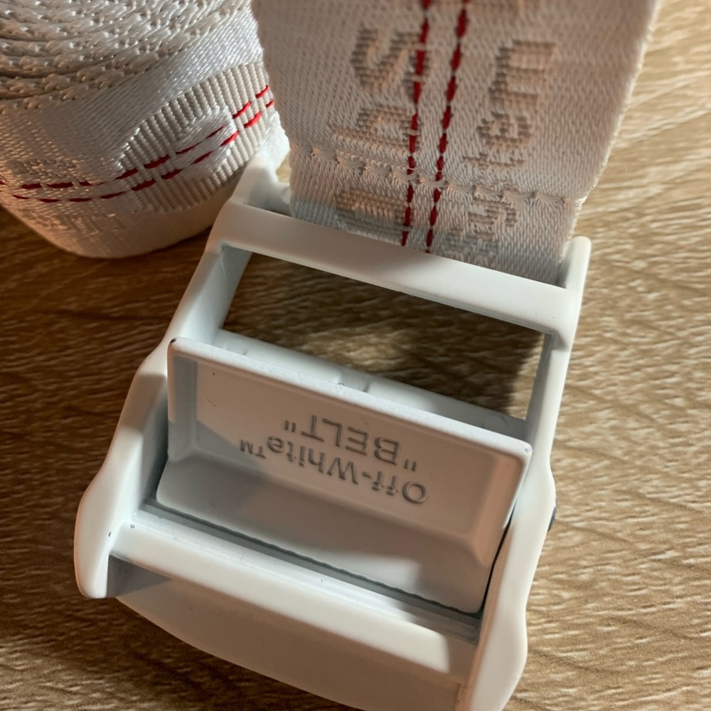 Authentic Off White Industrial Belt